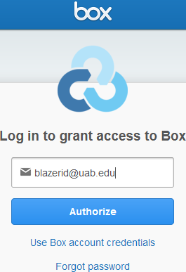 box single sign on authentication dialog